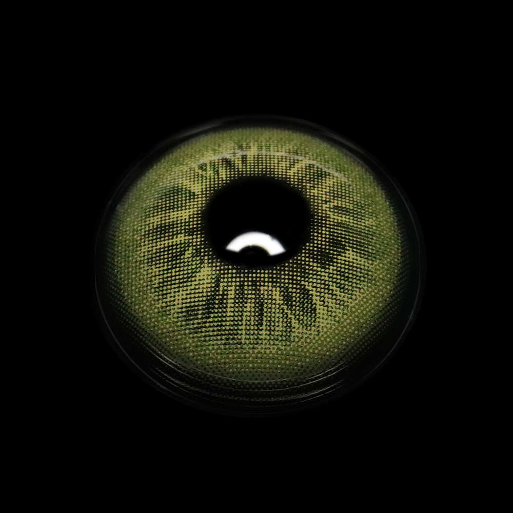 Celeste Oliver Green Coloured Contact Lenses